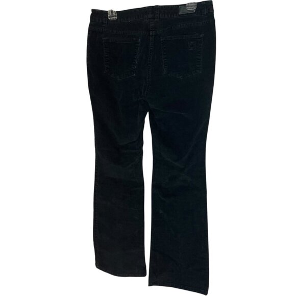 Liz Claiborne Women's 10 Jeans‎ Corduroy Black Stretch Mid Rise Casual - Picture 3 of 5